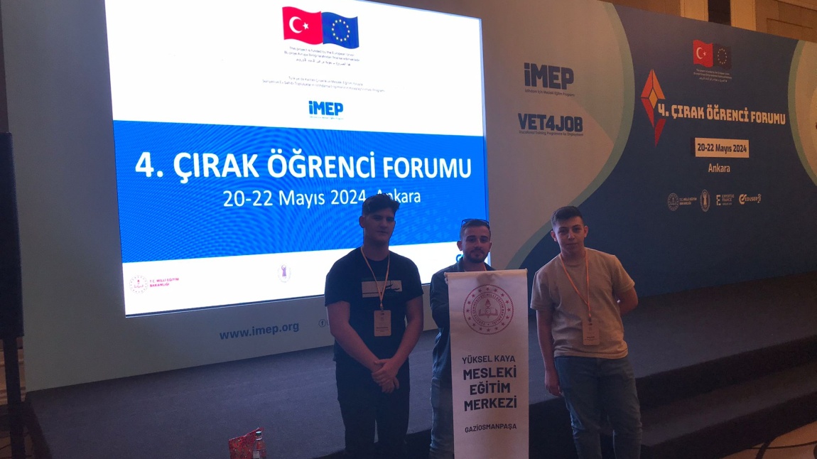 4.Çırak Öğrenci Forumuna Katılım Sağladık